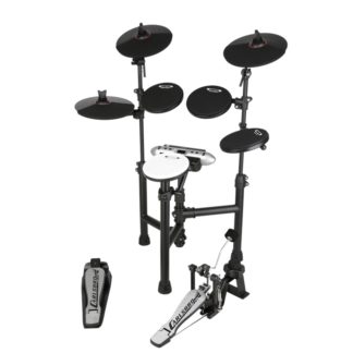 Vic Firth American Classic 5A Drum Sticks Drum Throne Drummer Isolation Headphones Carlsbro CSD130 9-Piece Compact Electronic Drum Kit 
