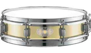 Pearl B1330 13" x 3.5" Brass Piccolo Snare - Image 1