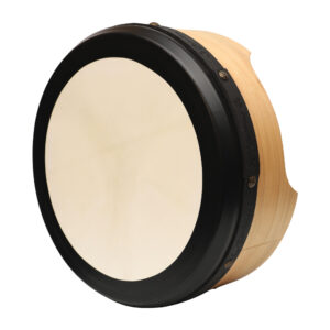 Muzikkon 15" x 6" Premium Easy-Tune Bodhran with Wood Finish - Image 1