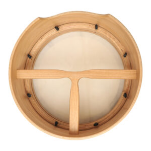 Muzikkon 15" x 6" Premium Easy-Tune Bodhran with Wood Finish - Image 3