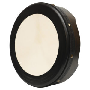 Muzikkon 14" x 4" Premium Tuned Bodhran with Ebony Finish - Image 1