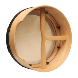 Muzikkon 16" x 6" Premium Easy-Tune Bodhran with Maple Finish - Image 2
