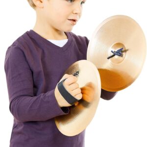 Meinl NINO 8" Marching Cymbals with straps - Image 2