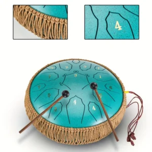 12", 15 Note D Major Tongue Drum - Image 4