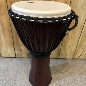 Toca Freestyle II Rope Tuned 12" Djembe Dark Red (pre-owned) - Image 2