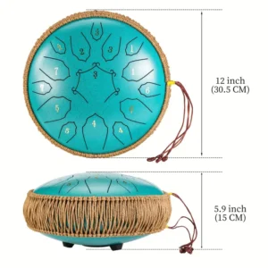 12", 15 Note D Major Tongue Drum - Image 5