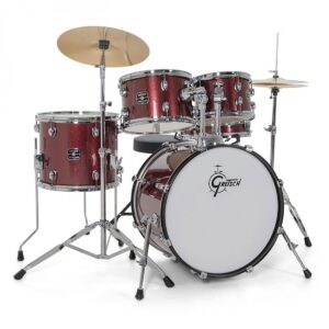 Gretsch Renegade 20" Drum Kit With Hardware & Cymbals, Ruby Sparkle - Image 1