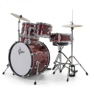 Gretsch Renegade 20" Drum Kit With Hardware & Cymbals, Ruby Sparkle - Image 2