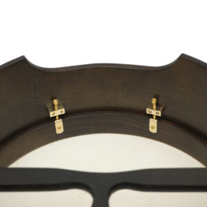 Muzikkon 16" x 6" Tuneable Bodhran with Ebony Finish - Image 4
