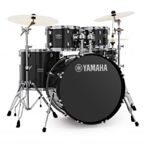 Yamaha Rydeen 20" Drum Kit w/Sabian Cymbals, Black Glitter - Image 1