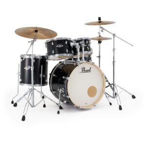 Pearl Export 20'' Fusion Drum Kit, Jet Black - Image 1