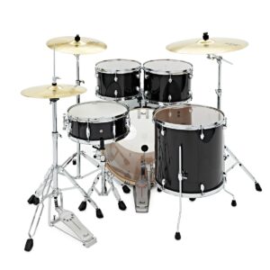 Pearl Export EXX 22'' Rock Drum Kit, Jet Black - Image 2