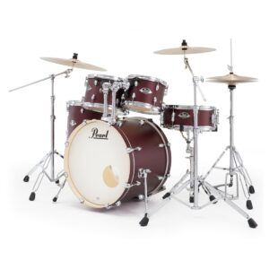 Pearl Export 20'' Fusion Drum Kit, Satin Scarlet - Image 2
