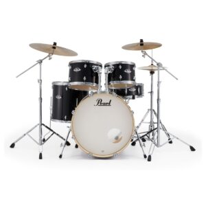 Pearl Export 22'' Rock Drum Kit, Jet Black - Image 2
