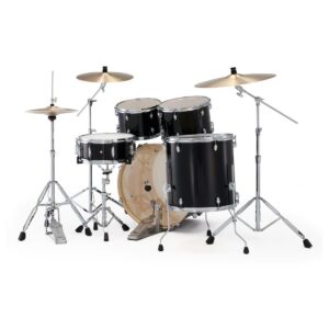 Pearl Export 22'' Rock Drum Kit, Jet Black - Image 4