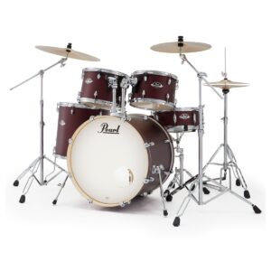 Pearl Export 22'' Rock Drum Kit, Satin Scarlet - Image 4