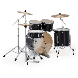 Pearl Export 22'' Rock Drum Kit, Jet Black - Image 5