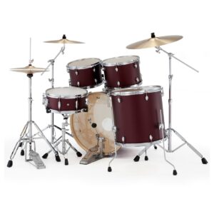 Pearl Export 22'' Rock Drum Kit, Satin Scarlet - Image 5