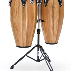 LP Conga Set Aspire - 10" & 11" - Walnut - w/stand - Image 1
