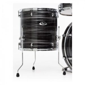 Pearl Export EXX 14" x 14″ Floor Tom, Graphite Silver Twist - Image 1