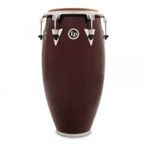 LP Classic Wood Top Tuning 11 3/4'' Conga Dark Wood Chrome Hardware - Image 1