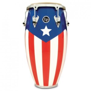 LP Matador Wood 11 3/4'' Conga PR Flag Chrome Hardware - Image 1