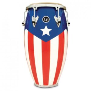 LP Matador Wood 12 1/2'' Tumba PR Flag Chrome Hardware - Image 1